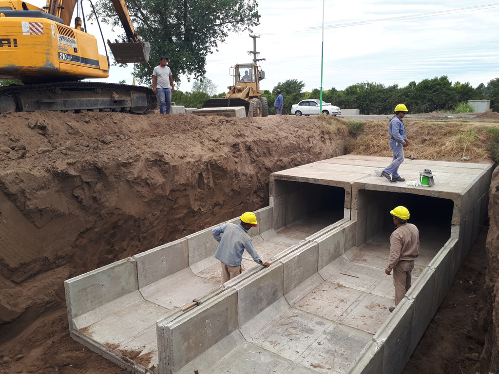 Desagüe Rio Cuarto | Paschini Construcciones